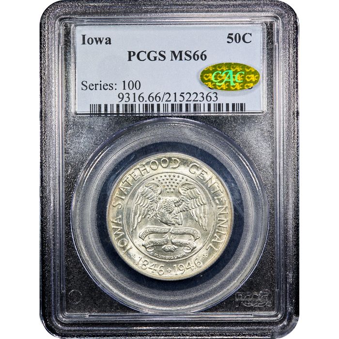 1946 Iowa Commemorative Half (50c) Obverse Image