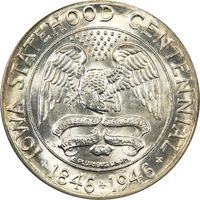 1946 Iowa Commemorative Half (50c) Photo 3