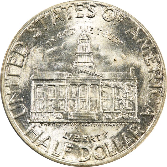 1946 Iowa Commemorative Half (50c) Photo 4