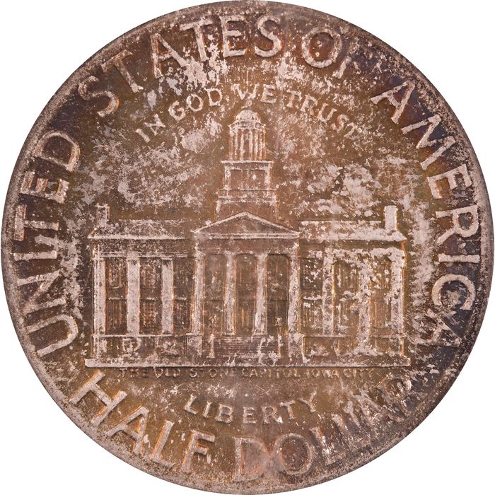 1946 Iowa Commemorative Half Dollar (50c) Photo 4
