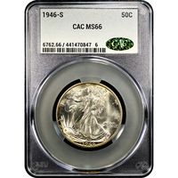 1946-S Walking Liberty Half Dollar (50c) Obverse Slab Image