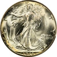 1946-S Walking Liberty Half Dollar (50c) Obverse Image