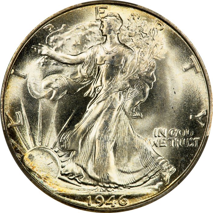 1946-S Walking Liberty Half Dollar (50c) Obverse Image