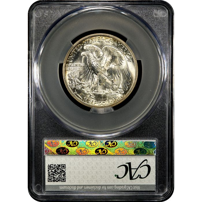 1946-S Walking Liberty Half Dollar (50c) Reverse Slab Image