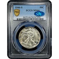 1946-S Walking Liberty Half Dollar (50c) Obverse Slab Image