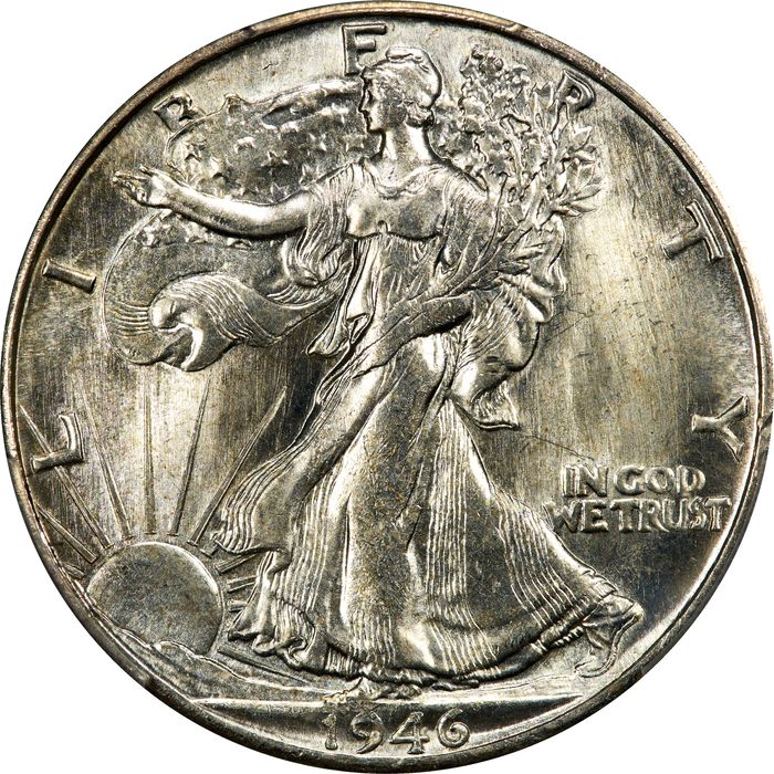 1946-S Walking Liberty Half Dollar (50c) Obverse Image