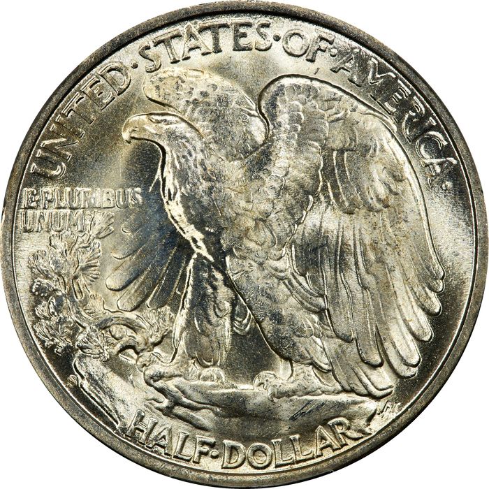 1946-S Walking Liberty Half Dollar (50c) Reverse Image