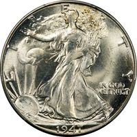 1947-D Walking Liberty Half Dollar (50c) Obverse Image