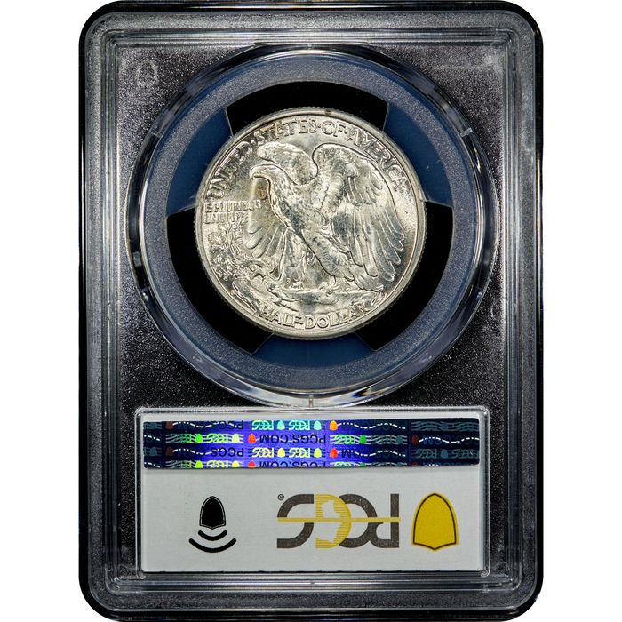 1947-D Walking Liberty Half Dollar (50c) Reverse Slab Image