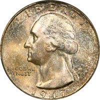 1947-S Washington Quarter (25c) Photo 3