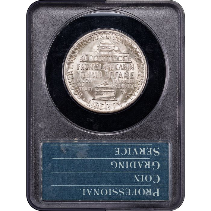 1951-S Booker T Washington (BTW) Commem Half Rattler Reverse Slab Image