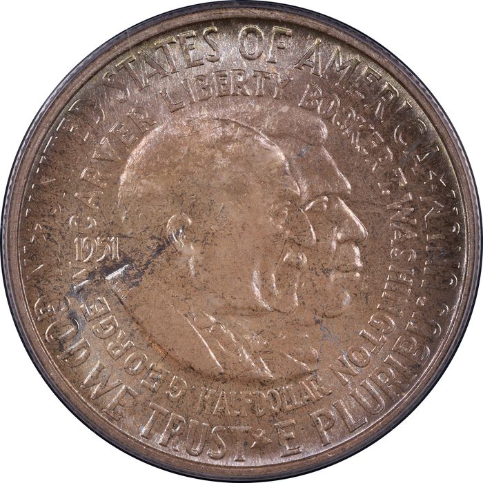 1951 Washington-Carver Commemorative Half (50c) Obverse Image