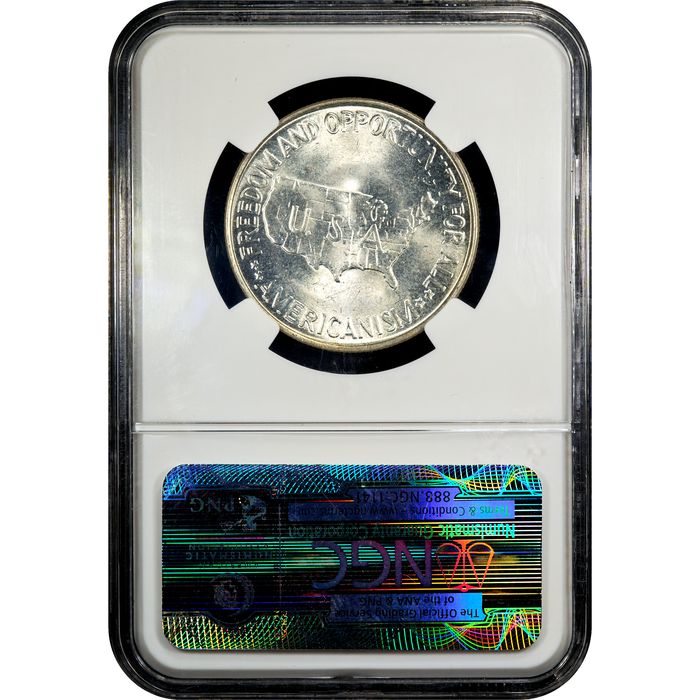 1952 Washington-Carver Commemorative Half (50c) Reverse Slab Image