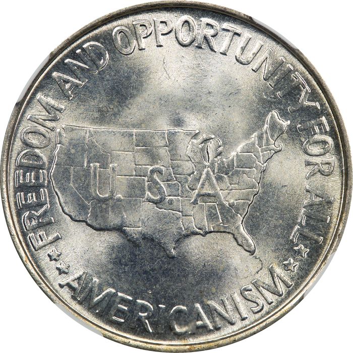 1952 Washington-Carver Commemorative Half (50c) Reverse Image