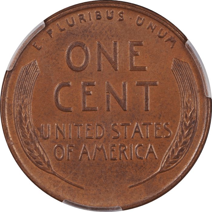 1955 Doubled Die Lincoln Cent (1c) Reverse Image