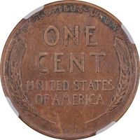 1955 Doubled Die Lincoln Cent (1c) Reverse Image