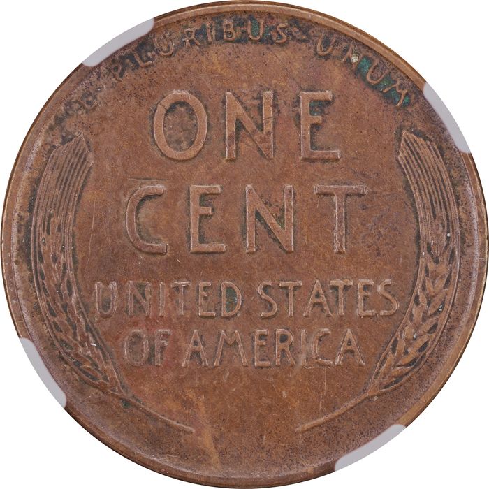1955 Doubled Die Lincoln Cent (1c) Reverse Image