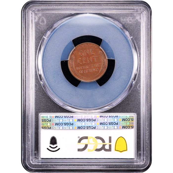 1955 Doubled Die Lincoln Cent (1c) Reverse Slab Image