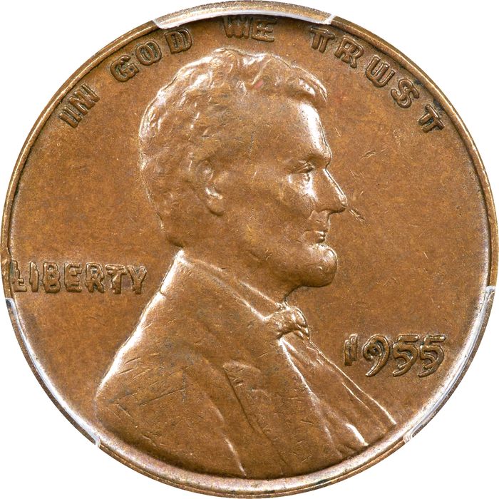 1955 Doubled Die Lincoln Cent (1c) Photo 3