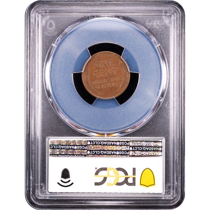 1955 Doubled Die Lincoln Cent (1c) Reverse Slab Image