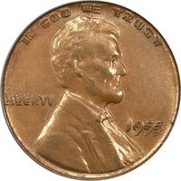 1955 Doubled Die Lincoln Cent (1c) Photo 3