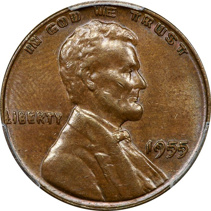 1955 Doubled Die Lincoln Cent (1c) Photo 3