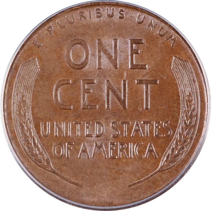 1955 Doubled Die Lincoln Cent (1c) Reverse Image