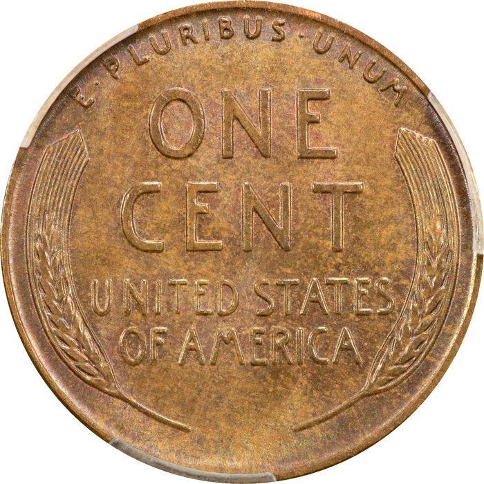 1955 Doubled Die Lincoln Cent (1c) Reverse Image