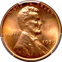1959 Lincoln Cent (1c) Photo 3