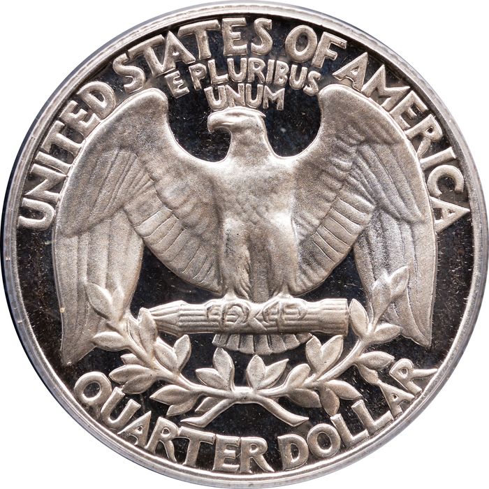 1961 Washington Quarter (25c) OGH Reverse Image