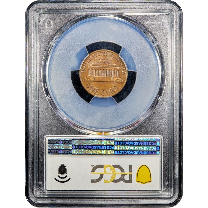 1969-S Doubled Die Lincoln Cent (1c) Reverse Image