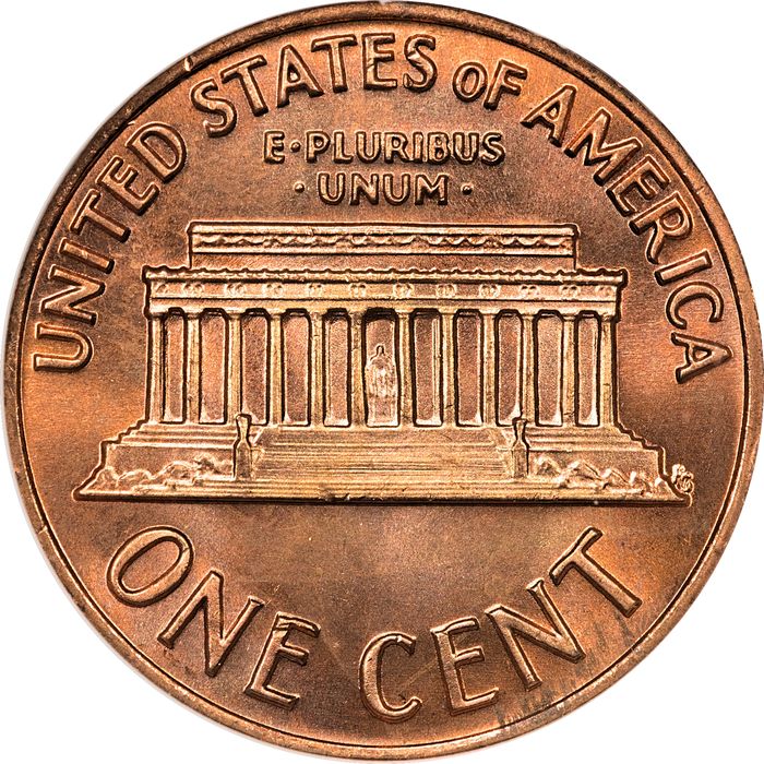 1972 Doubled Die Obverse Lincoln Cent (1c) Reverse Image