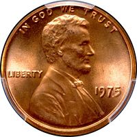 1975 Lincoln Cent (1c) Photo 3