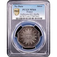 No Date France Jeton Gailhouste-822 Abeille Obverse Slab Image