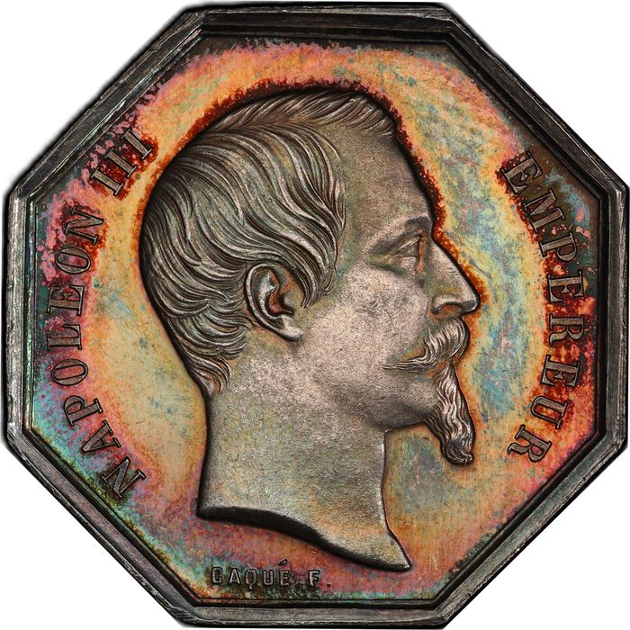 No Date France Jeton Gailhouste-822 Abeille Reverse Image