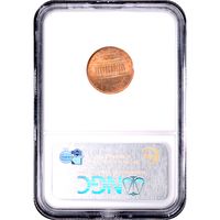No Date Lincoln Cent (1c) Error - Struck Through Late Capped Die Reverse Image