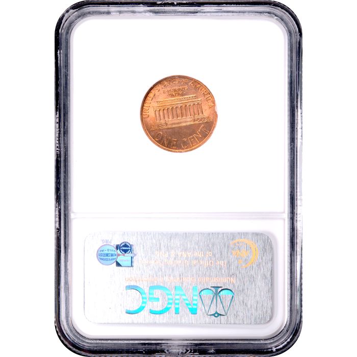 No Date Lincoln Cent (1c) Error - Struck Through Late Capped Die Reverse Image