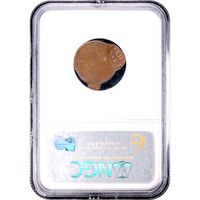No Date Lincoln Cent (1c) Error - Triple Struck Off-Center Reverse Image