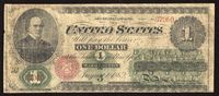 1862 $1 Legal Tender Obverse Image