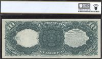 1880 $10 Jackass Legal Tender Reverse Image