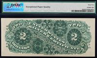1886 $2 Silver Certificate Reverse Image