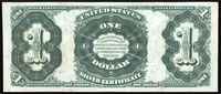 1891 $1 Martha Silver Certificate Reverse Image