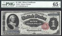 1891 $1 Martha Silver Certificate Obverse Image