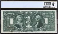1896 $1 Educational Silver Certificate Reverse Image