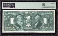1896 $1 Educational Silver Certificate Reverse Image