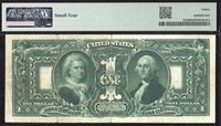 1896 $1 Educational Silver Certificate Reverse Image