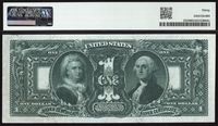 1896 $1 Educational Silver Certificate Reverse Image