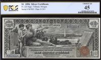 1896 $1 Educational Silver Certificate Obverse Image