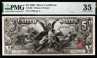 1896 $5 Educational Silver Certificate Obverse Image