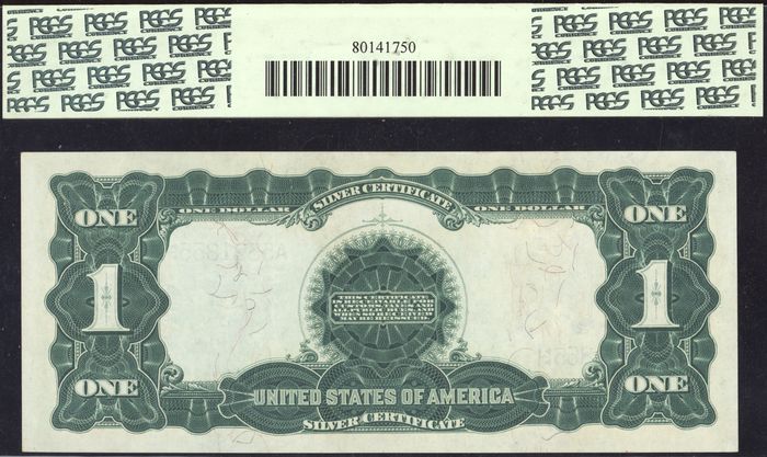 1899 $1 Black Eagle Silver Certificate Reverse Image